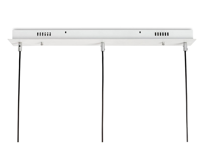 Lampa wisząca CAPRI LINE 3 złota - 180 LED, aluminium, szkło - Moosee